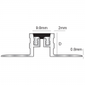 18mm - Aluminium Bead/Trim (2.5m) - Heavy Duty Expansion Joint Dark Grey - Resin Bound) (Copy)